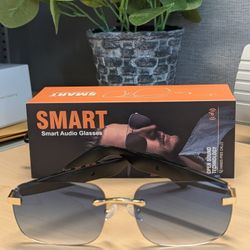 Audio Smart Glasses (Blue Color Lenses)