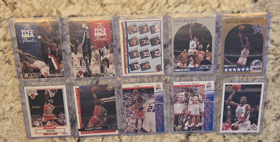 Micheal Jordan Basketball Cards