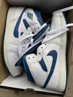 Nike Air Jordan 1 Mid SE Shoes "Industrial Blue" White FN5215-141 Mens Size 11