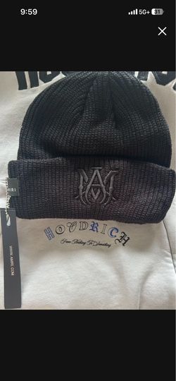Amiri Beanie Black On Black ◾️