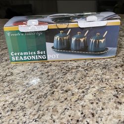 Ceramics Set Seasoning Pot