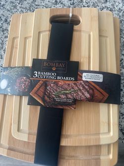 3 Bamboo Cutting Boards