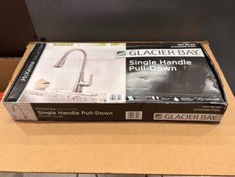 Glacier Bay McKenna Single-Handle Pull Down Sprayer Kitchen Faucet in Stainless Steel