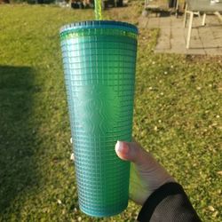 Starbucks Lime Electric Green Mountain Dew Tumbler
