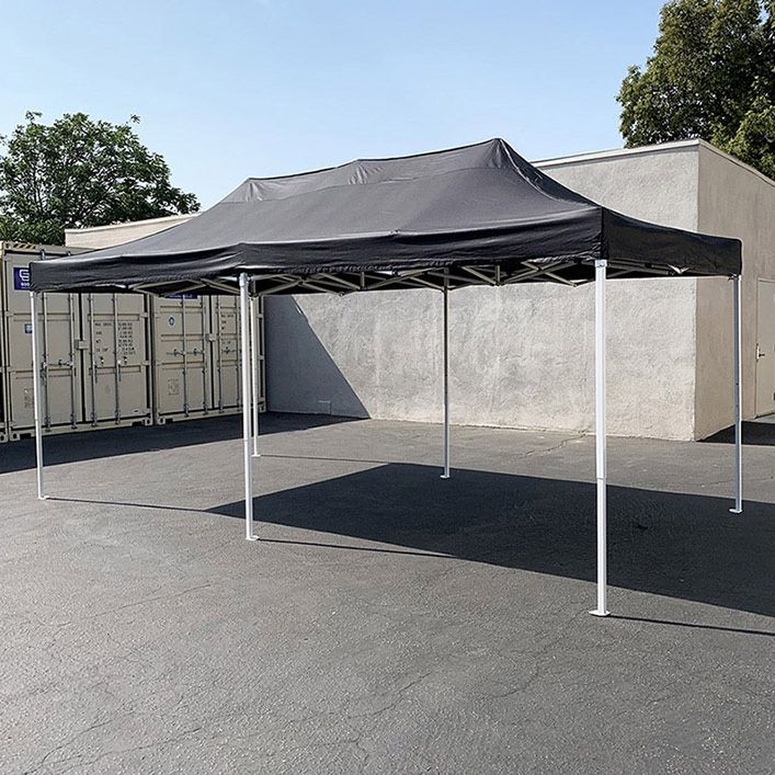 (NEW) $165 Heavy Duty 10x20 FT Outdoor Ez Pop Up Canopy Party Tent Instant Shades w/ Carry Bag (Black, Red),New Products : American Fashion Style Bags On Sale