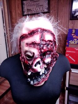 Zombie Rotting Face Halloween Mask