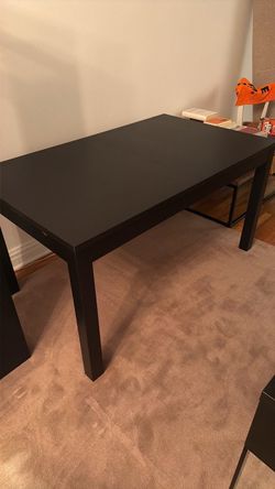 IKEA Brown Table with Extension Pieces