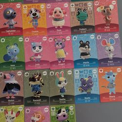 Animal Crossing Amiibo Authentic Cards 