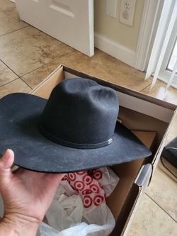 Stetson Men's Hat- Black 7-1/4