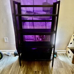 Black Wooden Shelf