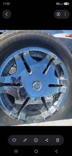 Tires and wheels R20