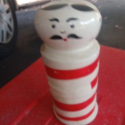 Vintage Ceramic Barber Shop Razor Bank Holder