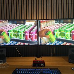 2 LG 27 Inch 4K UHD 60hz / Dual Monitors 