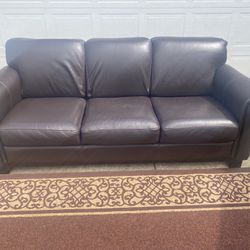 Leather Couch In Perfect Condition
