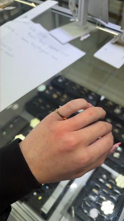 14 KT YELLOW GOLD PINKY RING
