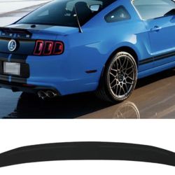 Fits 10-14 Ford Mustang OE Style Rear Trunk Spoiler Wing Lip ABS Matte Black