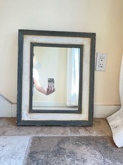 Rustic Farmhouse Wood Framed Mirror