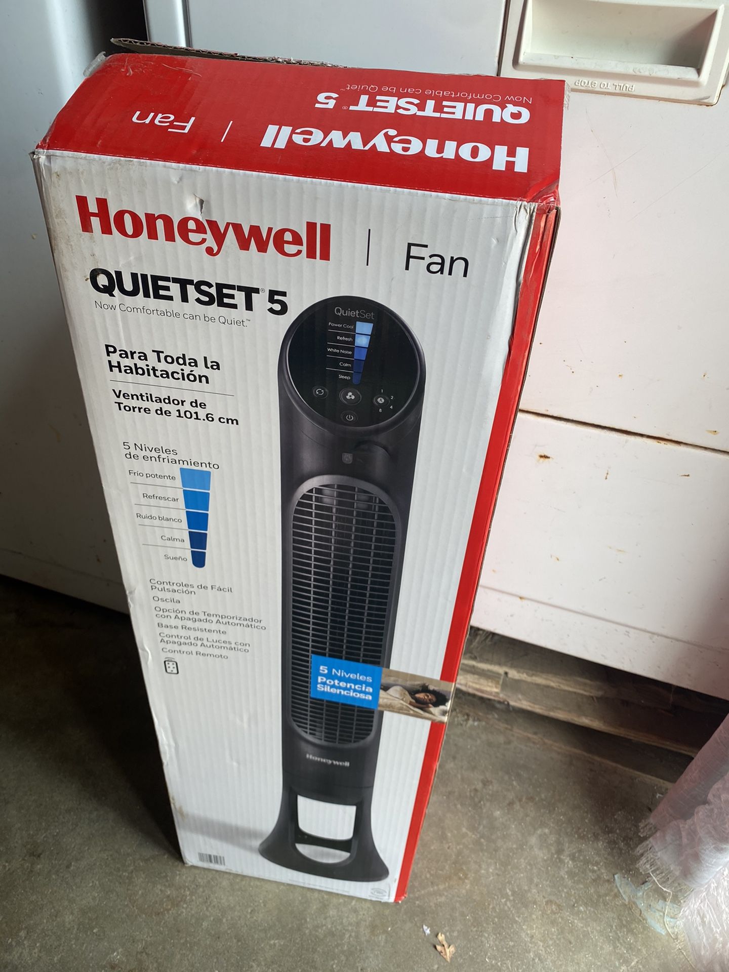 Honeywell Quiet Set 5 Tower Fan With Remote