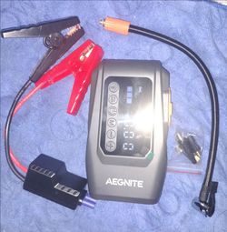 portable jump starter with air compressor