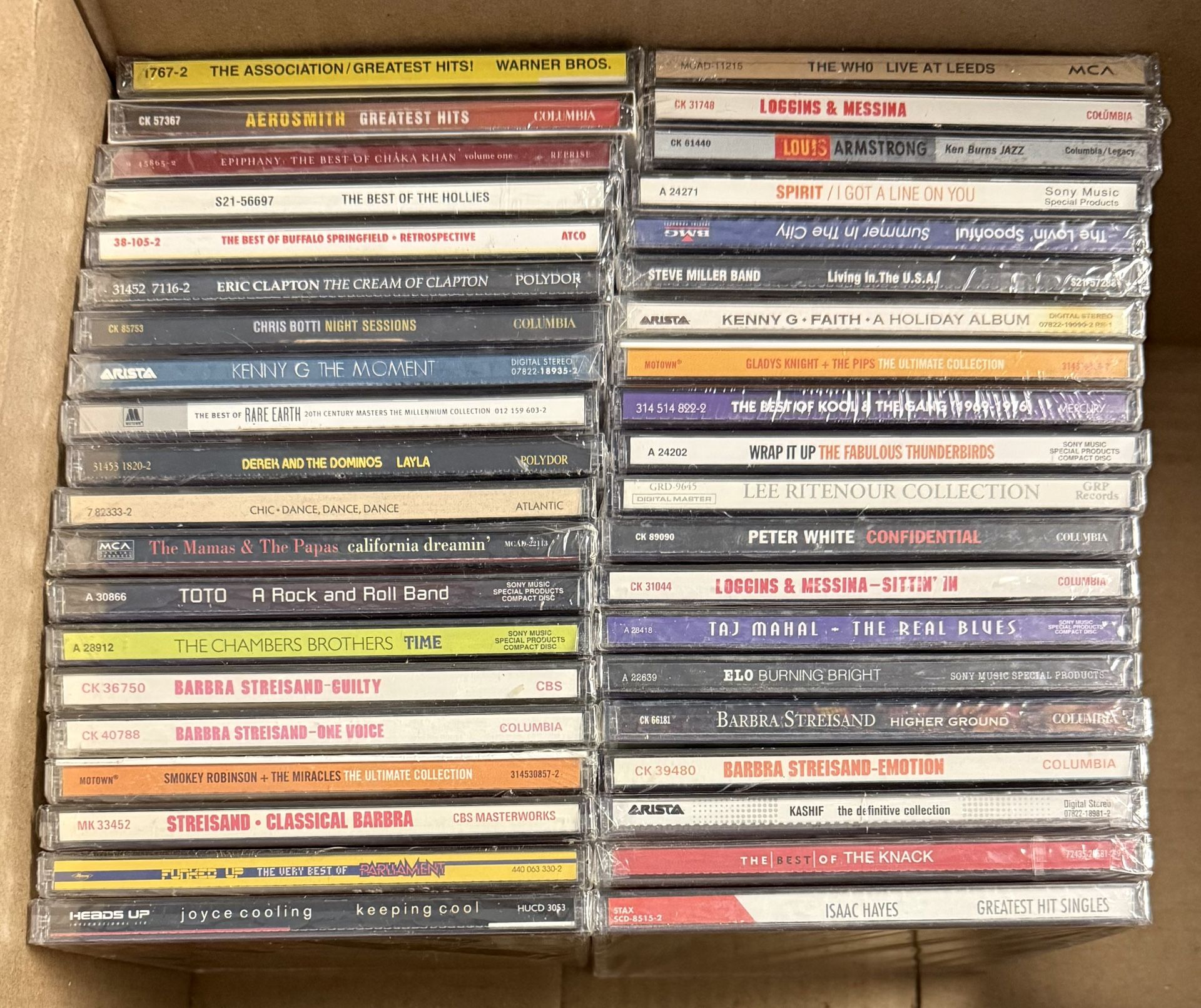 LOT OF 40 NEW SEALED CDs - Rock/Pop/Soul And More