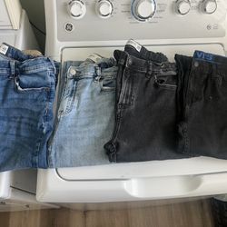 Boys Jeans From Ambercombie And Levi’s