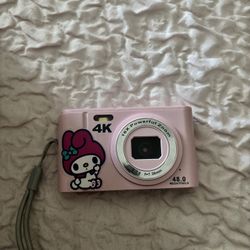 Pink camera