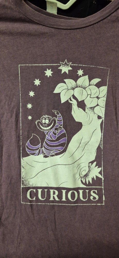 Alice In Wonderland Cheshire Cat Baby Doll Tee