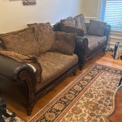 3 Piece Sofa W Coffee Table 