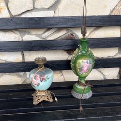 Old lamps $40 for both