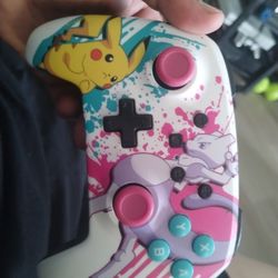 Pikachu Mewtwo Nintendo Switch Control