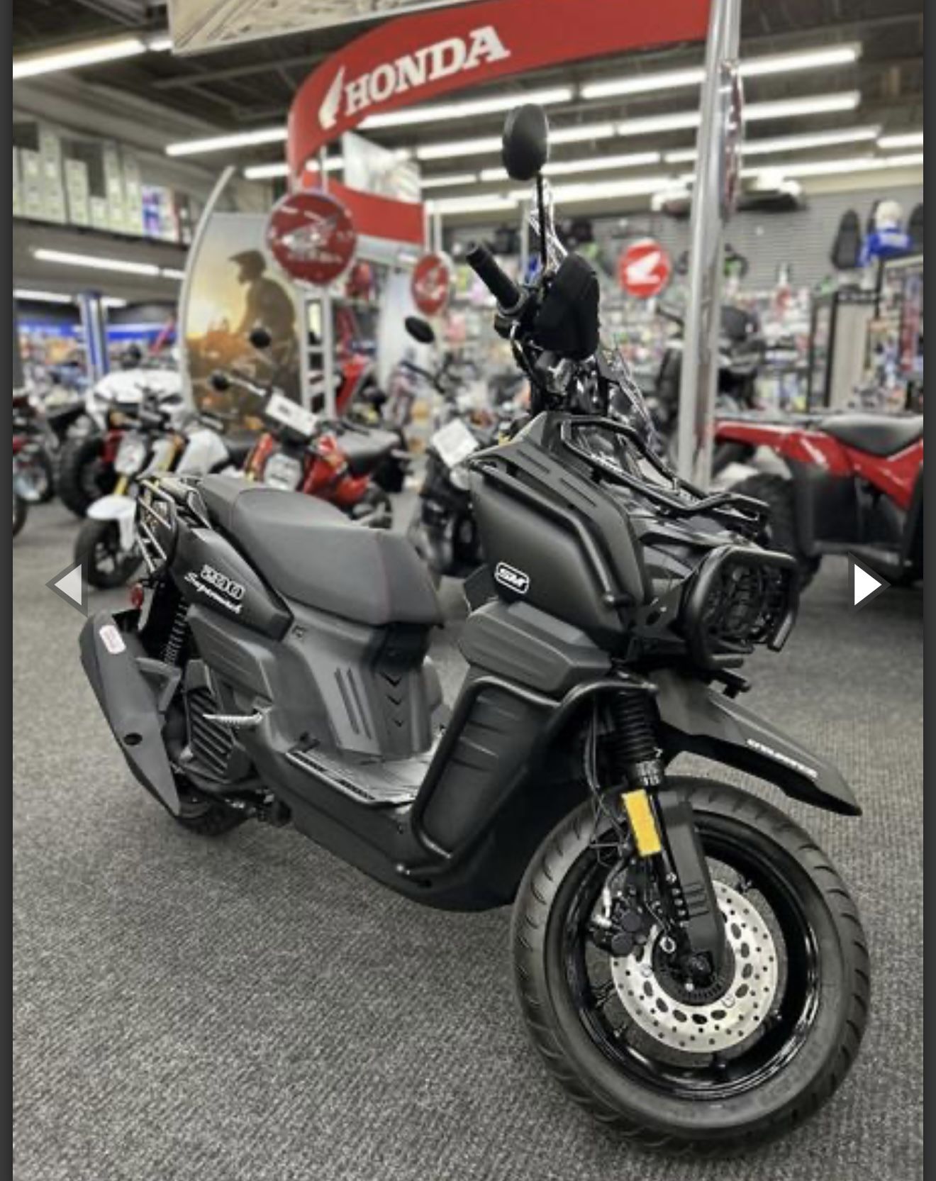 200cc Supermach Tank Fuel Injected Scooter Moped Loaded