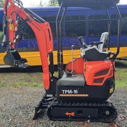 New 1 Ton Mini Excavator Briggs And Stratton Engine Hydraulic Thumb  Pilot Controls  3 Way Diverter Valve 