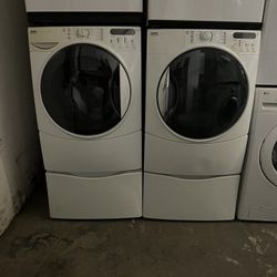 Nice And Clean , Kenmore Elite He3 Washer And Dryer Set , With Warranty And Free Delivery 
