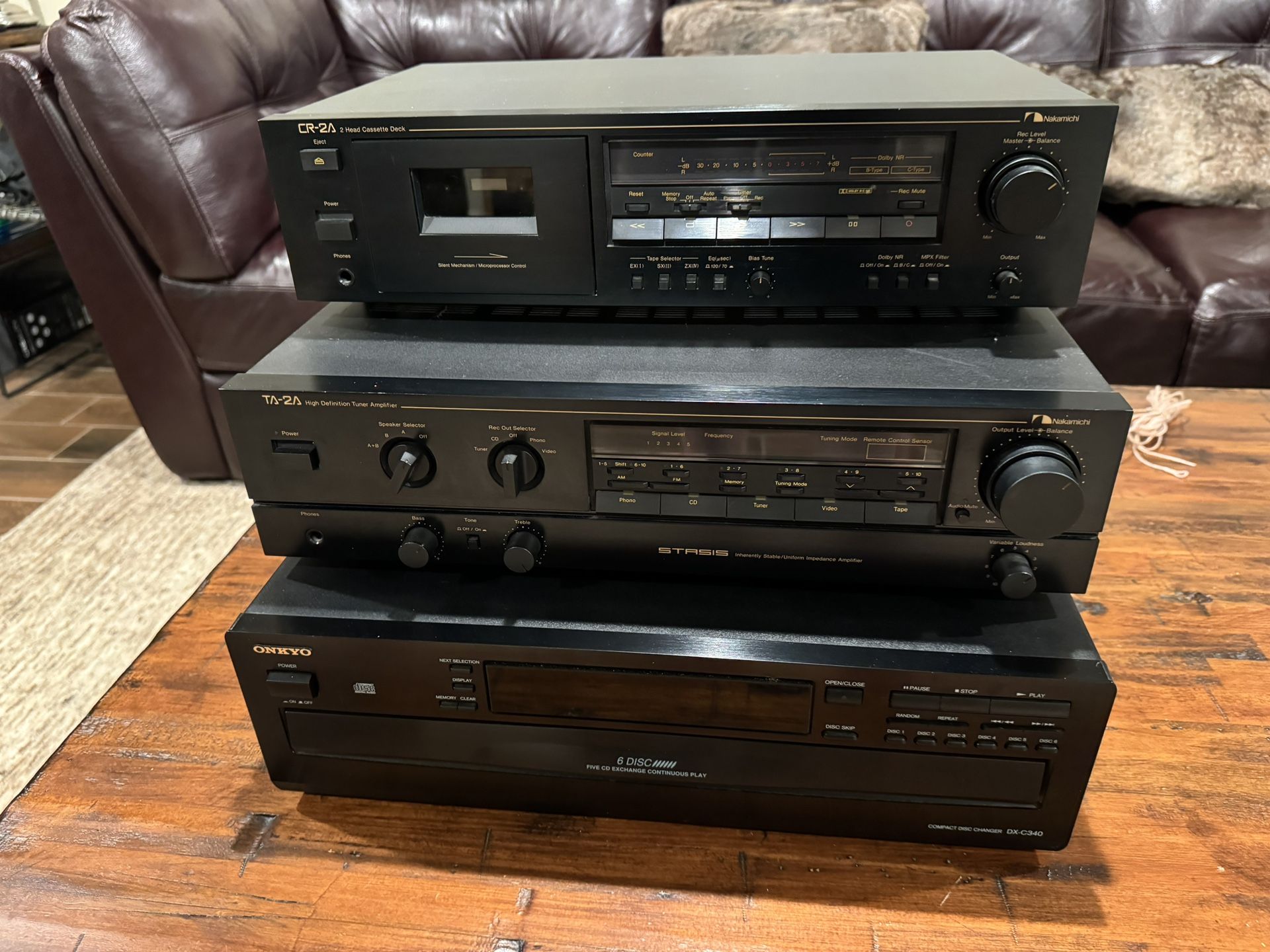Namamichi and Onkyo Stereo Equipment