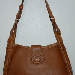 Dooney & Bourke Shoulder Bag Purse British Tan