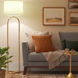 Floor Lamp Antique Brass