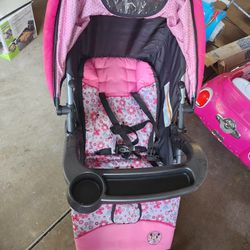 Minnie Mouse Stroller And Carseat Set
