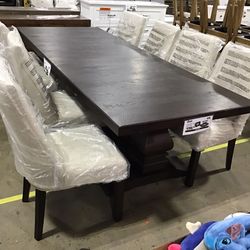 Erma Dining Set 9pc 