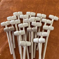 NEW 20pcs wooden hammers mullets for breakable hearts and food