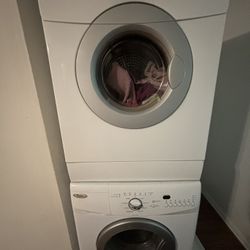 Whirlpool Stackable Washer and Dryer