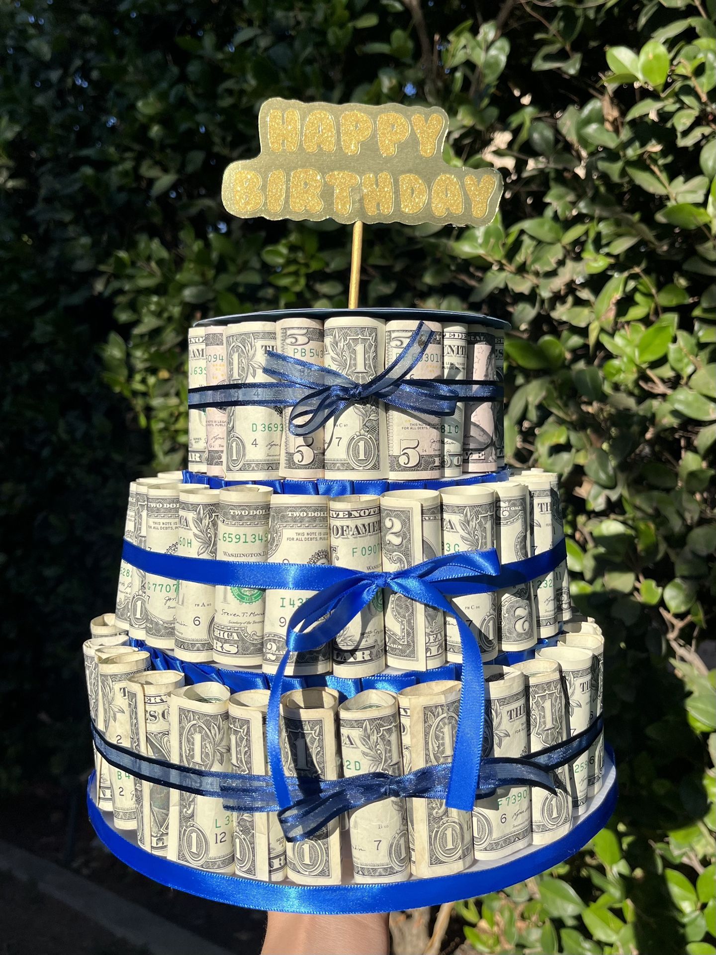 Money Cake Arrangement