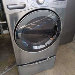 LG HE Smart Large Capacity Gas Dryer 