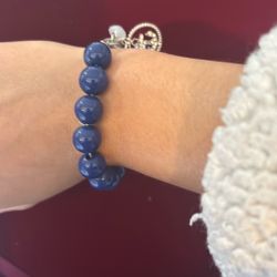 Blue Bead Bracelet 