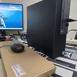 Gaming emulation pc desktop computer intel i5-7400, wx 2100, 12 gb ram, ssd, wifi bundle