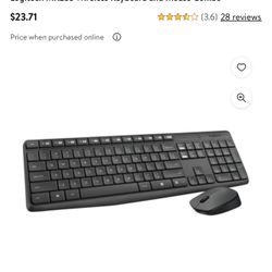 Logitech MK235 Wireless Keyboard and Mouse Combo