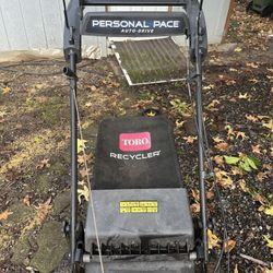 Toro Personal Pace Lawn Mower 