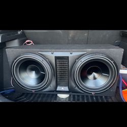 Rockford Fosgate 12” P3 Subs In Ported Box 2400 Watts