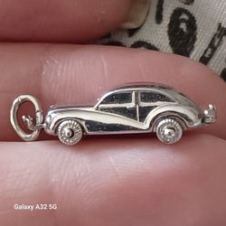 Vtg.Rare 1950's STERLING SILVER " FORD COUPE" CHARM
