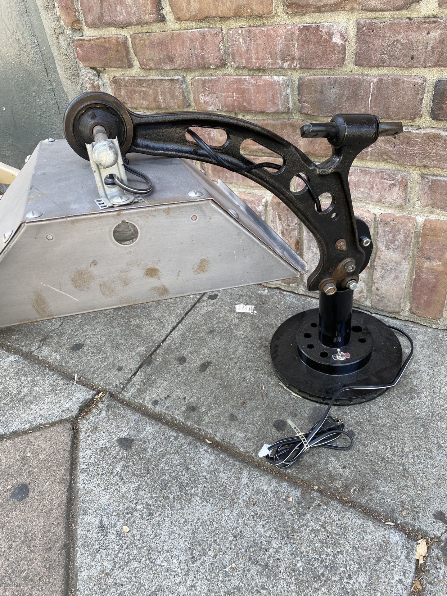 Industrial Car Part Metal Lamp $150 Fremont Pickup