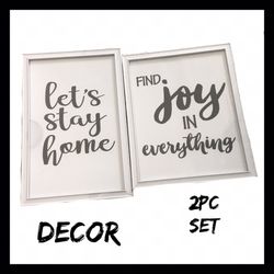NIB 2Pc Wall Art Set